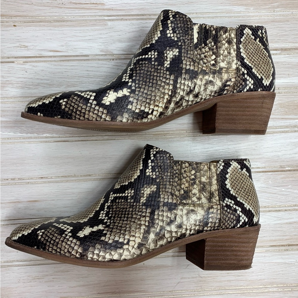 Madewell Python Print Ankle Boots - image 2